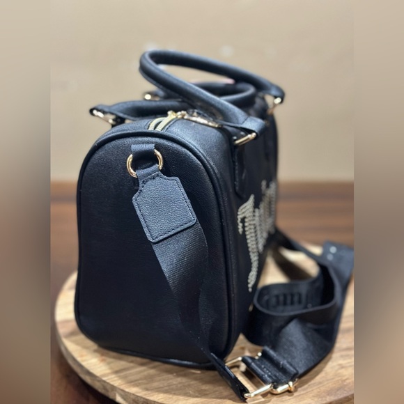 JUICY COUTURE BLACK LIQUORICE OBSESSION- SATCHEL BAG NWT - Picture 3 of 13